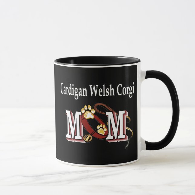 Cardigan Welsh Corgi Dog MAMA Tasse (Rechts)