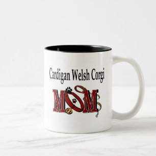 Cardigan Welsh Corgi Dog MAMA Zweifarbige Tasse