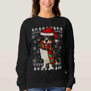 Cardigan Welsh Corgi Dog Weihnachtsmannmütze Xmas  Sweatshirt