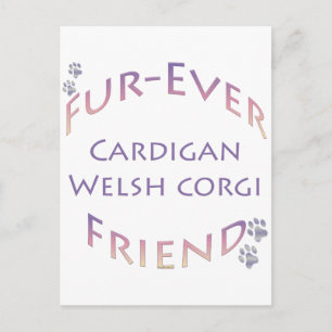 Cardigan Welsh Corgi Furever Postkarte
