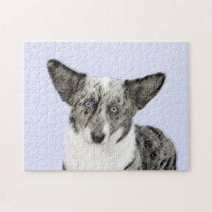 Cardigan Welsh Corgi Gemälde - Originale Hundekuns