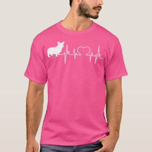 Cardigan Welsh Corgi Heartbeat T-Shirt