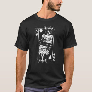 Cardigan Welsh Corgi König der Herzen Lustiger Hun T-Shirt