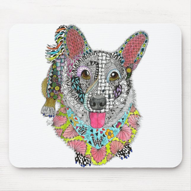 Cardigan Welsh Corgi Mousepad (Vorne)