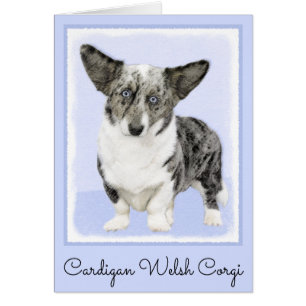 Cardigan Welsh Corgi Peinture - Art Chien original