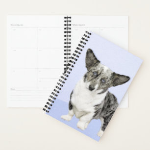 Cardigan Welsh Corgi Peinture - Art Chien original