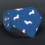 Cardigan Welsh Corgi Silhouetten Muster Krawatte<br><div class="desc">Diese originelle Corgi Muster Krawatte ist ein tolles Geschenk für Hundedads! Diese coole Krawatte ist in verschiedenen Farbvarianten erhältlich und macht eine Aussage für alle, die Cardigan Welsh Corgis Lieben. Ein phantastisches Geschenk für den Typ, der eine Krawatte für Geschäftsreisen oder für besondere Veranstaltungen wie z.B. Urlaubsprogramme, HUNDEZUCHTVERBAND-Hundeausstellungen und Hochzeiten...</div>