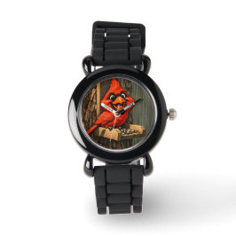 Cardinal caricature armbanduhr