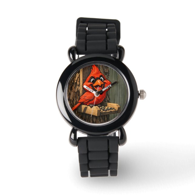 Cardinal caricature armbanduhr (Vorderseite)