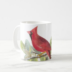 Cardinal du Nord par Audubon Coffee Mug