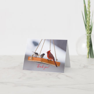 Cardinal et Juncos Carte de remerciements