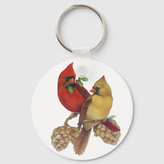 Cardinal Pair Schlüsselanhänger (Vorderseite)