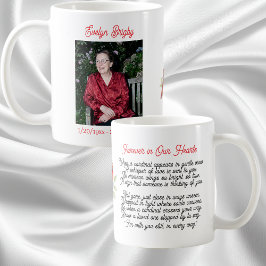 Cardinal Poem Memorial Keepsake  Kaffeetasse