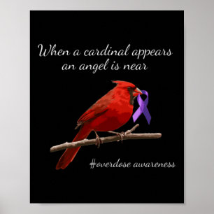 Cardinal Purples Band Überdosis-Bewusstseins-Engel Poster