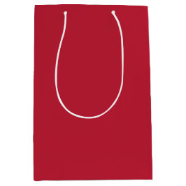 cardinal red solid color mittlere geschenktüte