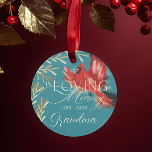 Cardinal Rouge Mémoire d'amour Grand-mère Photo co