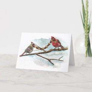 Cardinaux de Noël Carte Blanche