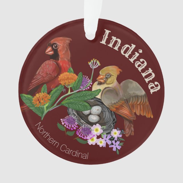 Cardinaux du Nord de l'Indiana (devant)