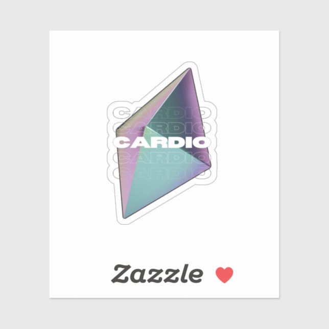 Cardio Aufkleber (Blatt)