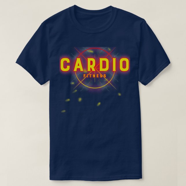CARDIO-FITNESS-Gymnastiktraining mit motivierend T-Shirt (Design vorne)