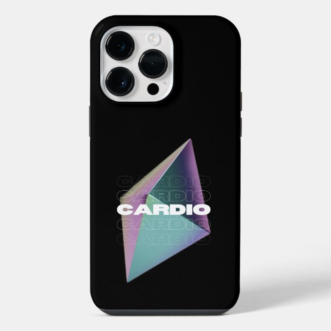 Cardio iPhone 14 Pro Max Hülle (Rückseite)