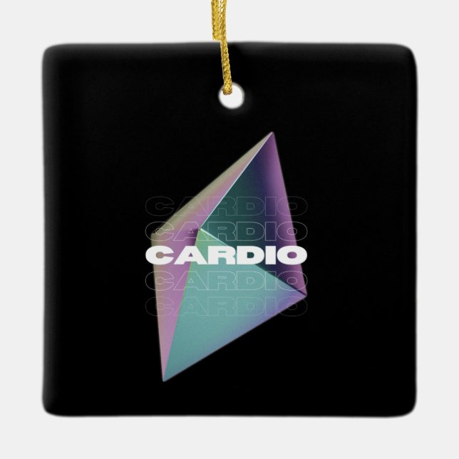 Cardio Keramikornament (Vorderseite)