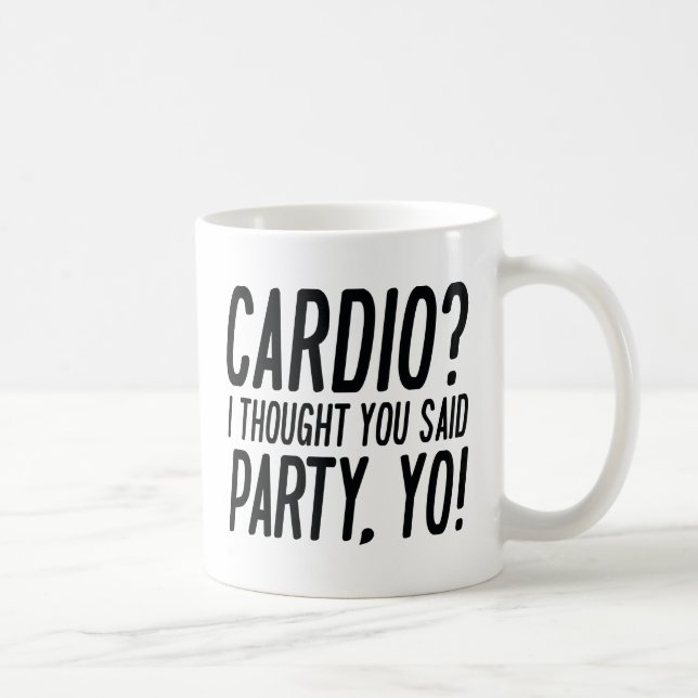 Cardio Party Yo Kaffeetasse (Rechts)