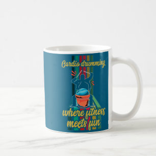 Cardio-Trommel-Gym-Übung Lustige Fitness Cl W Kaffeetasse