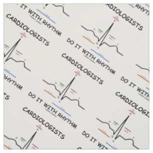 Cardiologen machen es mit Rhythm EKG Sinus Rhythmu Stoff