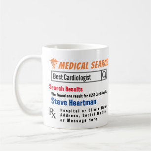 Cardiologiste Funny Search Cadeau Mug