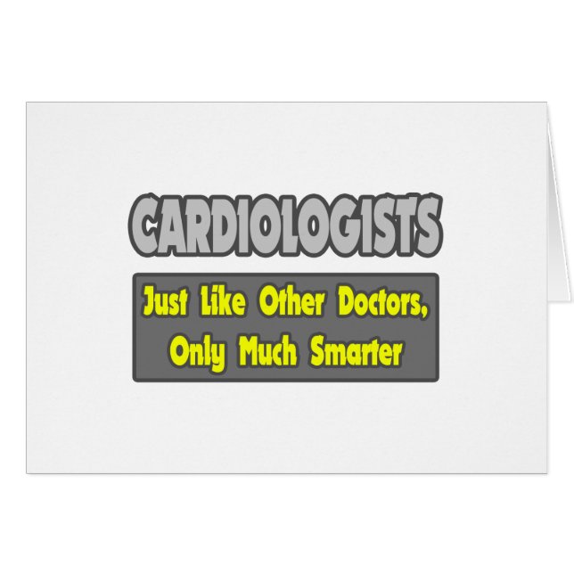 Cardiologistes... plus intelligents (Devant horizontal)