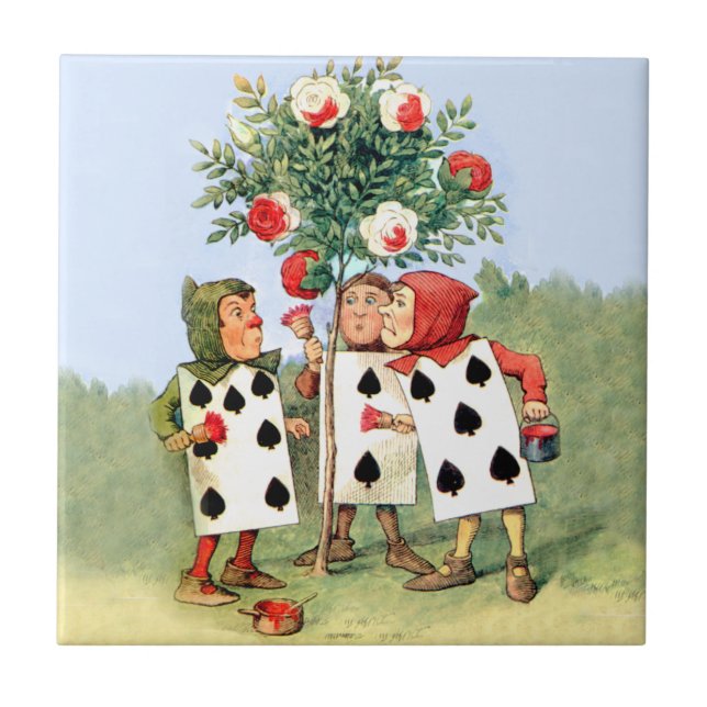 Cardmen Farbe die Königin-Rosen im Märchenland Fliese (Vorderseite)