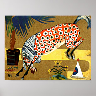 Cardoso - Clown Horse Salamandra Poster