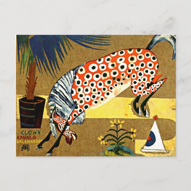 Cardoso - Clown Horse Salamandra Postkarte (Vorderseite)