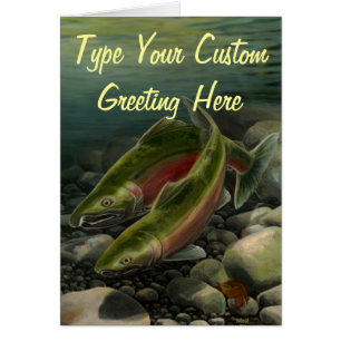 Cards Custom Fishing Card BC Wildlife Art
