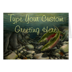 Cards Custom Fishing Card BC Wildlife Art