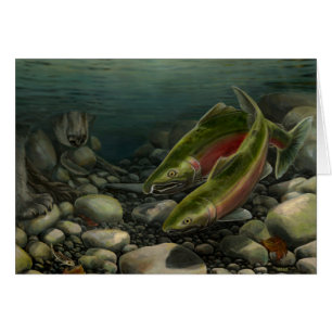 Cards Custom Fishing Card BC Wildlife Art