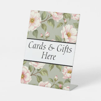 Cards & Gifts here wedding gift table sign Sockelschild