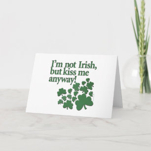 CARDS: St. Patrick's - Ich bin nicht irisch... Karte