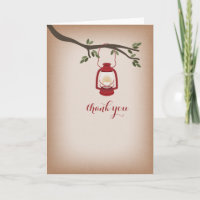 Cardstock Inspiriert Red Camping Lantern Vielen Da