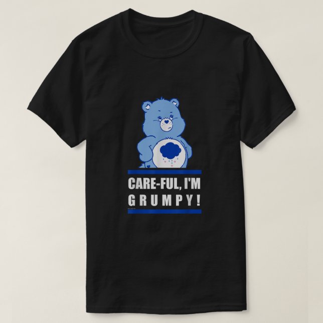 Care Bears Grumpy Bear CareFul Poster T-Shirt (Design vorne)