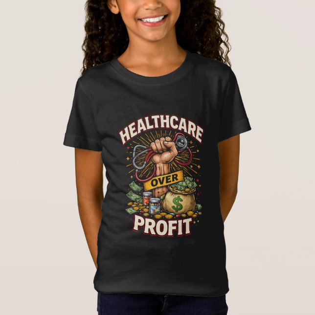 Care Before Profit T-Shirt (Vorderseite)