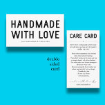 Care Card, hausgemachte Kerze Shirt Schmuck Tumble Begleitkarte<br><div class="desc">Care Card - Ein handliches,  handliches Anleitung-Gehäuse für hausgemachte Geschenke wie Kerzen,  Shirts,  Schmuck,  Geschenke,  etc.</div>