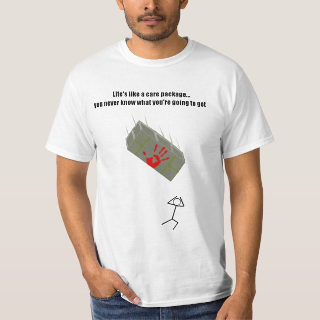 Care-Paket passen heraus auf! T-Shirt (Vorderseite)