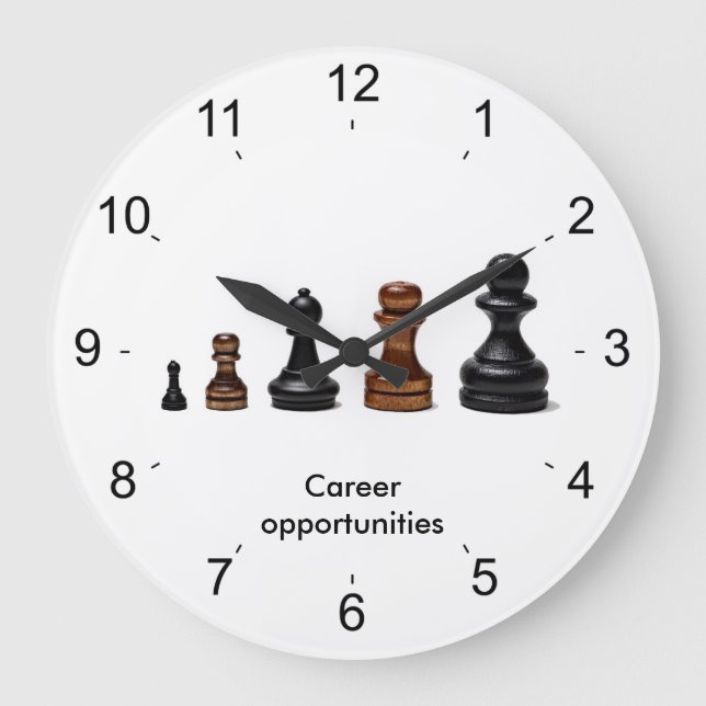 Career Opportunities Große Wanduhr (Vorderseite)