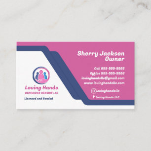 Caregier Service Business Card Visitenkarte