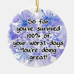 Caregiver Überlebensdekoration Keramik Ornament
