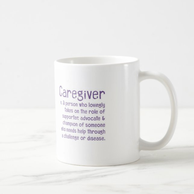Caregiverdefinitions-Tasse Kaffeetasse (Rechts)