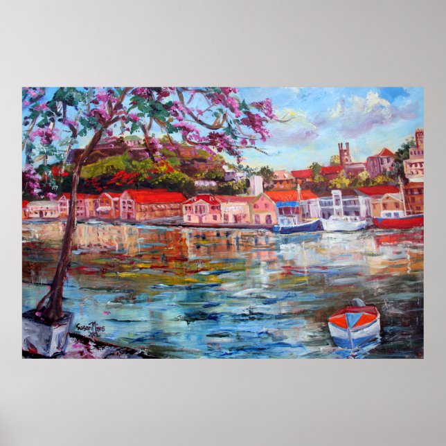 Carenage Morning Poster (Vorne)