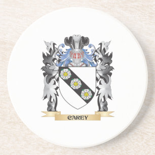 Carey Wappen - Familienwappen Getränkeuntersetzer